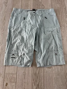 Jamie Sadock Womens Long Light Blue Shorts Size 12 - Picture 1 of 10