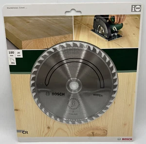 Bosch 2609256840 DIY Kreissägeblatt F-Typ Chromstahl 180 x 2 x 20mm Z40 Holz - Bild 1 von 2