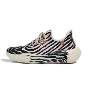 Men Size 6-11 UIN Slip On Shoes Canvas Comfortable Loafers "Zebra - Stripe" - Picture 1 of 8