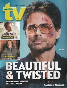 TV WEEKLY 2015 JAN. 25-31 ROB LOWE (FAIR/GOOD CONDITION) - Picture 1 of 1