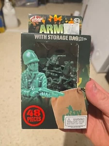 TimMee verarbeitete Kunststoff Armee Männer 48 Stck. OD grün Spielzeug Soldat Figuren - Bild 1 von 5