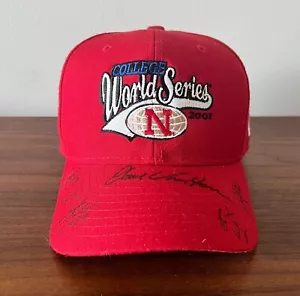 Vintage Nebraska Cornhuskers Hat New Era College World Series Baseball SnapBack - Picture 1 of 5