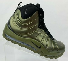 nike foamposite boots silver