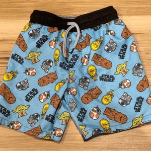 Star Wars Character Swim Trunks Boys 5T - Picture 1 of 3