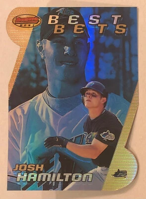 2000 Bowman's Best - Best Bets - Josh Hamilton - #10 - Devil Rays - NrMt-Mt - Изображение 1 из 4