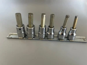 Snap-on Metrisch Sechskant / Allen Sockel Set 6 Teile, 5mm 6mm 7mm 8mm 9mm 10mm - Bild 1 von 3