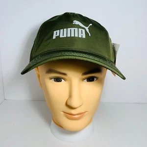 Gorra de béisbol Puma clásica con logotipo bordado ajustable para hombre verde nueva - Imagen 1 de 10