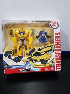 Transformers RID Robots in Disguise Combiner Force Stuntwing + Bumblebee NEW - Picture 1 of 2
