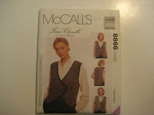 8866 Faux Chenille Vest Misses' Nanette Helmberg McCall's Sewing Pattern  - Picture 1 of 3