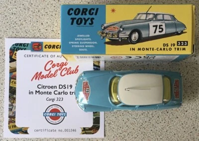 Corgi Toys Model Club 323 - DS 19 in Monte-Carlo Trim - 2022 Reissue. - Image 1 of 4