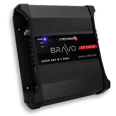 STETSOM BRAVO ATTACK 3000 2OHM 3000W RMS + SAME DAY SHIPPING FROM USA!