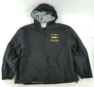 Port Authority Team Jacket USN US Navy Submarine Proudly Served Hooded Veteran - Picture 1 of 8