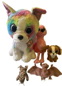 TY Beanbag Plush The Beanie Boo's Babies Collection Lot - Tala Gilda Isla Batty - Picture 1 of 12