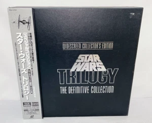 Star Wars TRILOGY Definitive Collection LaserDisc Box Set Japanese LD Obi - Afbeelding 1 van 18