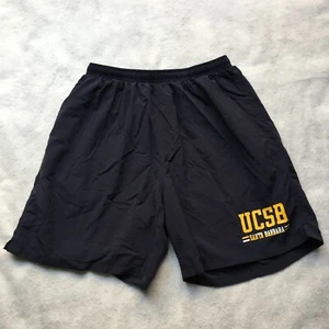 UCSB Santa Barbara Active Basketball Shorts, Women's M (Blue w/ Yellow Logo) - Picture 1 of 10
