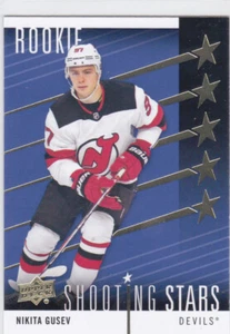 19/20 UD..NIKITA GUSEV..ROOKIE SHOOTING STARS..SSP..CARD # SS-14..DEVILS - Picture 1 of 1