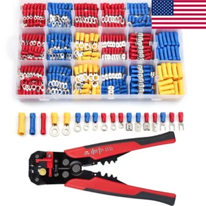 Kit de conector de pala/crimpado/anillo terminal de empalme de cable eléctrico aislado 1200 piezas - Imagen 1 de 11