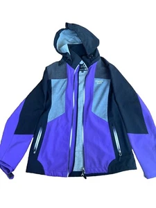 Panhandle Powder River Outfitters Womens Purple/Gray Soft Shell Jacket Medium - Picture 1 of 5