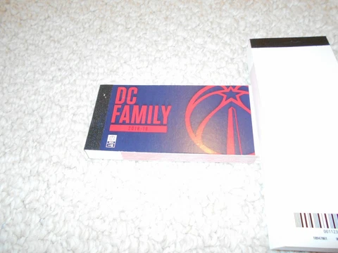 Washington Wizards Unused Regular Season Tickets 2018 2019 Memorabilia Style Cover