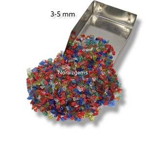 Crushed Mix Hydro Quartz Gemstone Coarse For Woodworking, Ring Inlay, Resin Art - Picture 1 of 15