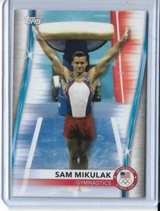 2020 TOPPS OLYMPICS SAM MIKULAK CARD #7 ~ USA GYMNASTICS 2021 ~ QTY - Picture 1 of 2