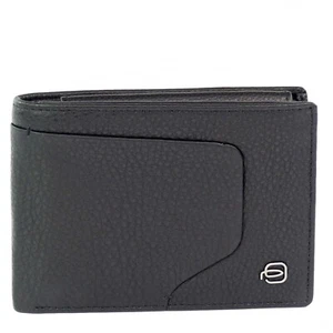 PIQUADRO Akron Geldbörse mit RFID-Blocker Schwarz - Picture 1 of 4
