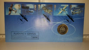 (Lot 346) FDC / PNC 1997 'Technology' Two Pound, £2, 'Flights Of Genius' - Picture 1 of 2