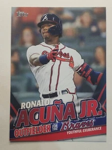 2020 Topps Update Ronald Acuna Jr. Highlights #TRA2 Ronald Acuna Jr. ~ Braves - Picture 1 of 2