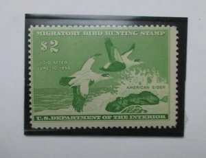 RW24 $2 Federal Migratory Bird Hunting American Eiders Duck Stamp MNH - Picture 1 of 3