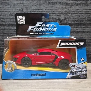 Jada Toys Lykan HyperSport Rápido y Furioso Serie 7 - 97386 Nuevo En Caja Rojo 1:32 - Imagen 1 de 9