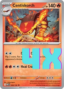 4X Juego de Cartas Coleccionables Pokémon Centiskorch 030/132 S&V Mega Evolution Regular Inglés 2025 Casi Nuevo - Imagen 1 de 1