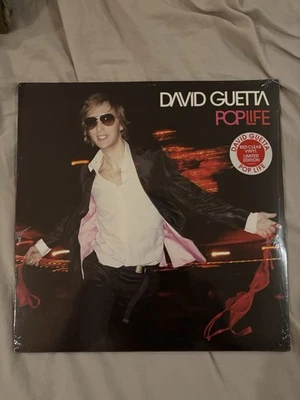 David Guetta Pop Life Limited Red Clear Vinyl New - Image 1 of 3