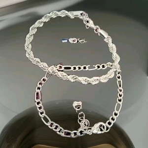2 Sterling Silver Bracelets - Picture 1 of 2
