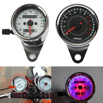 LED Speedometer Tachometer Gauge For Harley Dyna Super Wide Glide Low Rider - Image 1 of 4