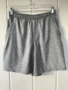 Lululemon Herren Pace Breaker gefütterte Shorts XXS 26" elastische Taille 7" Schrittlänge silber - Bild 1 von 7