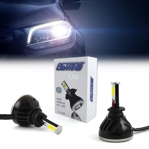H1 HID SMD COB LED Canbus Headlight/Fog Light Bulb 6000K 4000LM 40W G5 PAIR - Picture 1 of 12