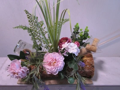 Tischgesteck Kunstblumengesteck Blumengesteck Gesteck Handmade - Bild 1 von 4