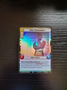 Star Wars Unlimited Secrets of Power - Rebel Propagandist #712 FOIL - Picture 1 of 2