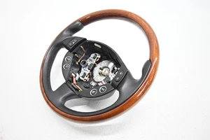 ⭐ 03-12 Maserati Quattroporte Wood Trim Leather Steering Wheel Button Switch Oem - Foto 1 di 17