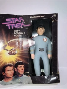 1979 Star Trek Knickerbocker Mr Spock Soft Posable Doll Figure Plush with Box - Picture 1 of 3