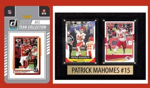Kansas City Chiefs Fan Plaque Pack Patrick Mahomes + 2025 Donruss Team Set - Bild 1 von 4