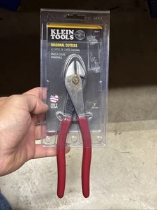 Klein Tools D228-8 Alicate de corte diagonal de alto apalancamiento de 8 pulgadas rojo HECHO EN EE. UU. NUEVO - Imagen 1 de 1