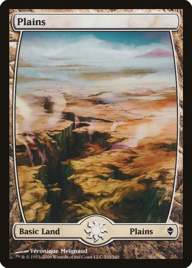 MTG Magic the Gathering Plains (232/280) Zendikar LP - Image 1 of 1