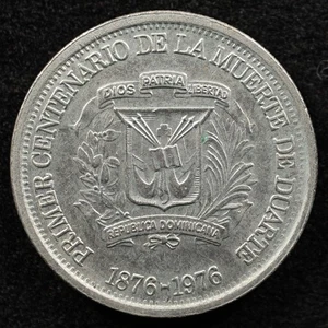 Dominikanische Republik 25 Centavos 1976, Münze, Inv#I072 - Bild 1 von 2