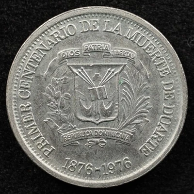 Dominican Republic 25 Centavos 1976, Coin, Inv#I072 - Image 1 of 2