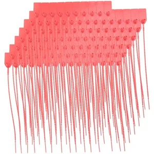 100 Precintos de Seguridad de PláStico, Etiquetas con Bridas Numeradas, Señ4355 - Imagen 1 de 9