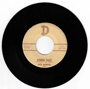 R-A-B 45 RPM - FITZ MORRIS-  D RECORDS  "FISHING TALKES" - Picture 1 of 2