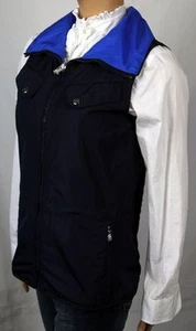 Ralph Lauren marineblau drehbare Weste silber Druckknöpfe neu mit Etikett Small S - Bild 1 von 3