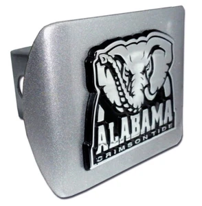 University of Alabama Crimson Tide Brushed Metal Hitch Cover (Licensed Product) - Picture 1 of 1
