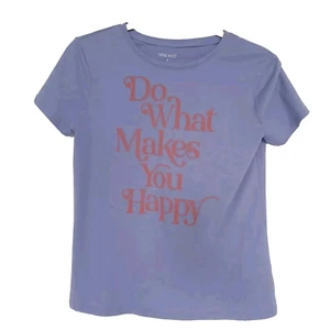 Do What Makes You Happy Nine West t-shirt BLUE adult small FASHION tee - Picture 1 of 2